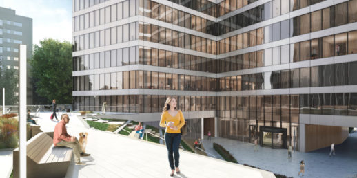 Skanska_Buerofassade_semitransparente_Perowskite_Solarzellen_Saule_Technologies