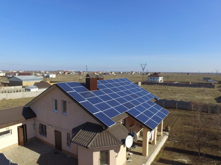 Крышная солнечная электростанция в Николаеве