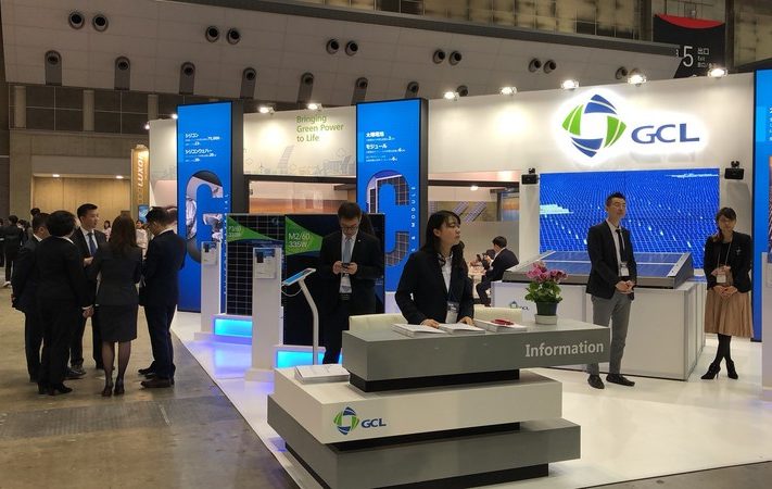 GCL at PV Expo 2018 in Japan (PRNewsfoto/GCL System)