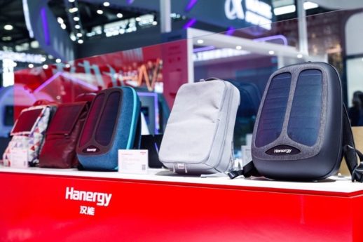 Hanergy's solar-powered backpack (PRNewsfoto/Hanergy)