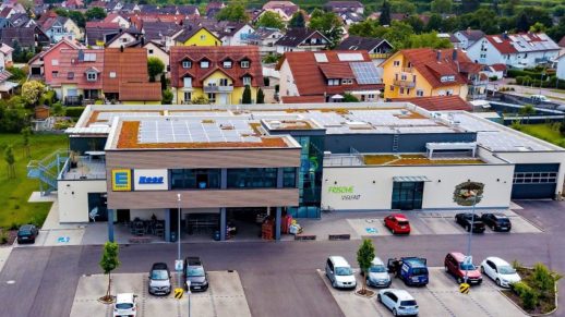 Супермаркеты сети Edeka в Германии переходят на солнечную электроэнергию