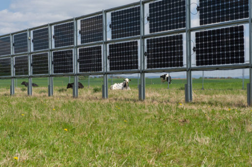 Solaranlage der Firma Ökostrom-Saar am Diensdtag (09.05.2017), bei Losheim am See im Saarland Foto: BeckerBredel