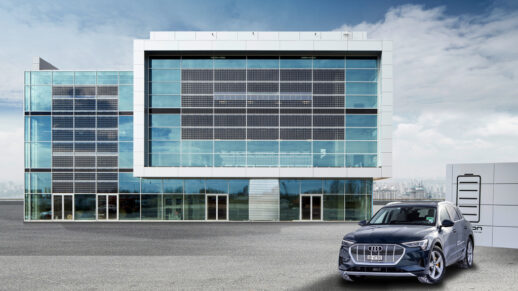 Solarfassade Audi