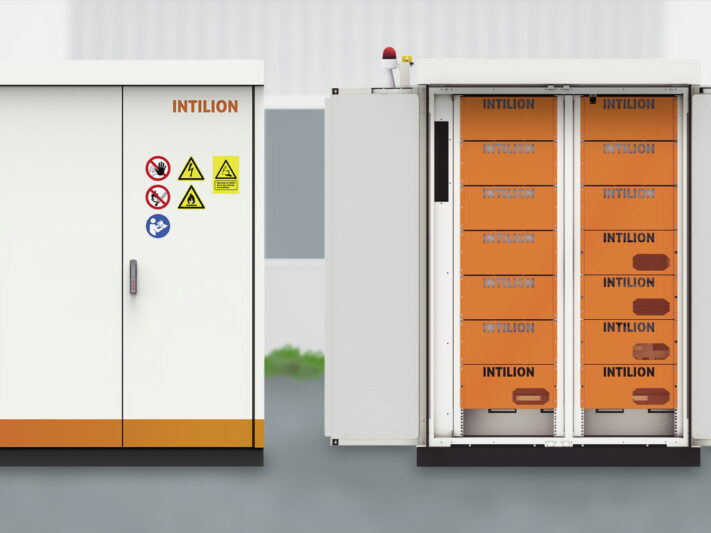 Der neue Lithium-Speichersystem Scalebloc.