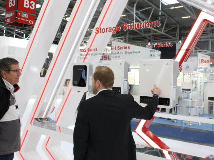 Goodwe präsentierte sich auf der Intersolar 2019 selbstbewusst mit einem weiten Leistungsbereich der Solarwechselrichter.