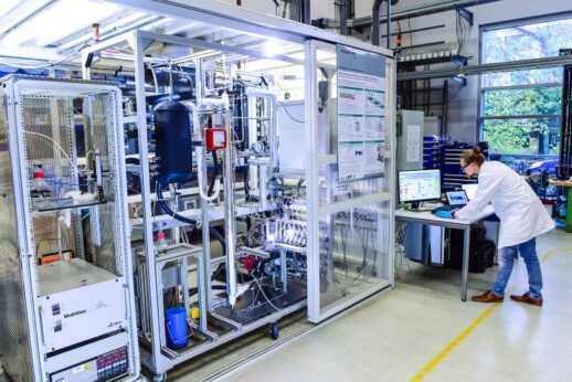 Methanol-Miniplant-Anlage.Fraunhofer