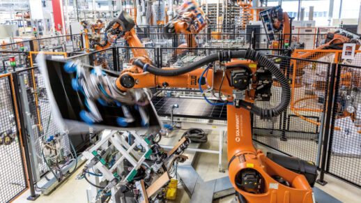 Module production in Dresden, Germany