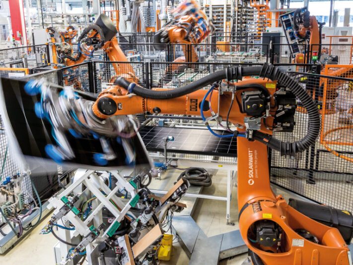Module production in Dresden, Germany