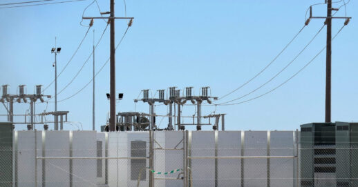 Battery storage solar farm