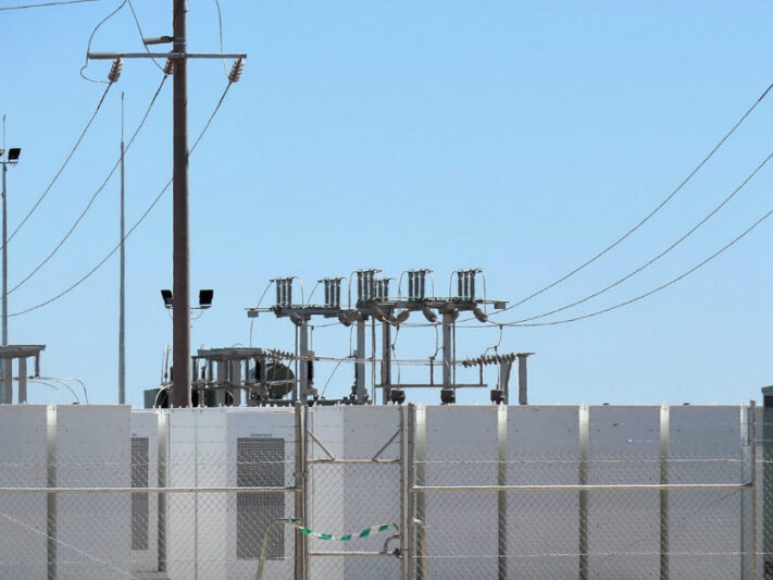 Battery storage solar farm
