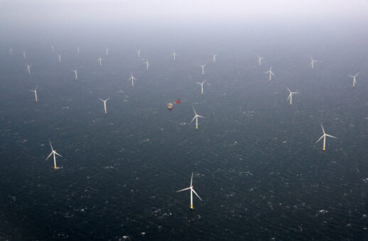 A view of Statoil's Dudgeon offshore wind farm near Great Yarmouth, Britain November 22, 2017. REUTERS/Darren Staples - RC1B09971650