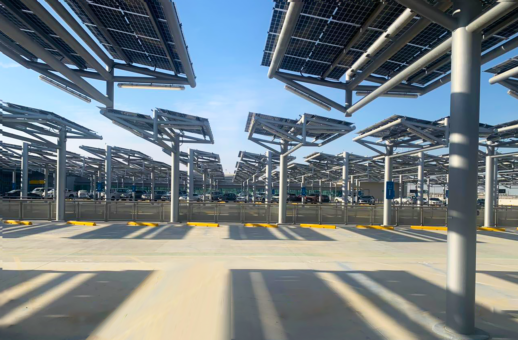 Midfield Terminal Solar Car Shade Project 2